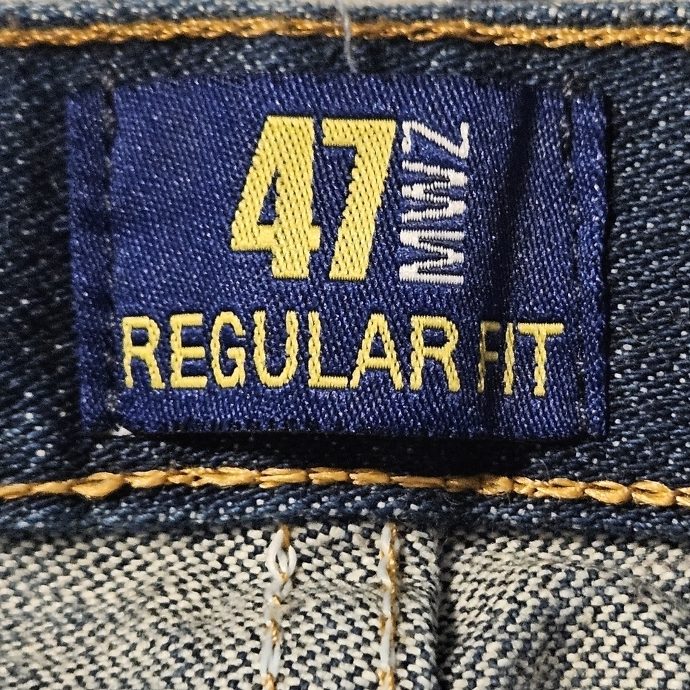 Wrangler Men’s APT Regular Fit Blue Jeans Straight Leg 29x32 - Picture 8 of 9